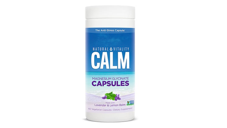 Natural-Vitality-Natural-Calm-Capsule-60-CT_-LB-NV4176-060_RENDER_FRONT_2019_04_24 Natural Vitality Calm Magnesium Glycinate Capsules with Lavender & Lemon Balm